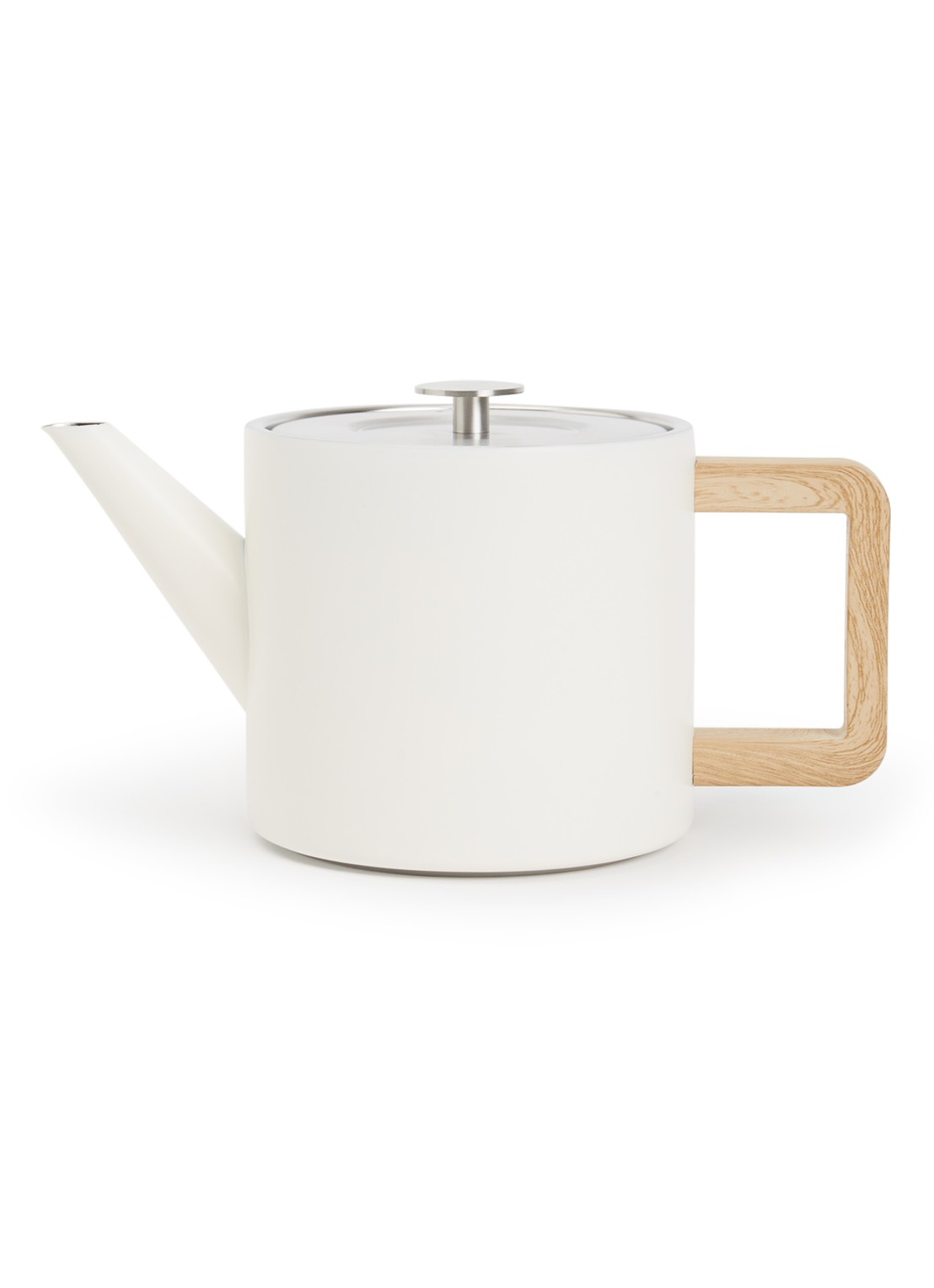 Bredemeijer Narvik theepot 1,1 liter - voorkant gebroken wit