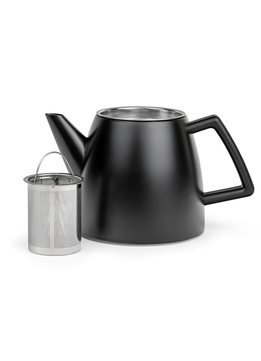 Bredemeijer Odense theepot 1,1 liter - achterkant zwart