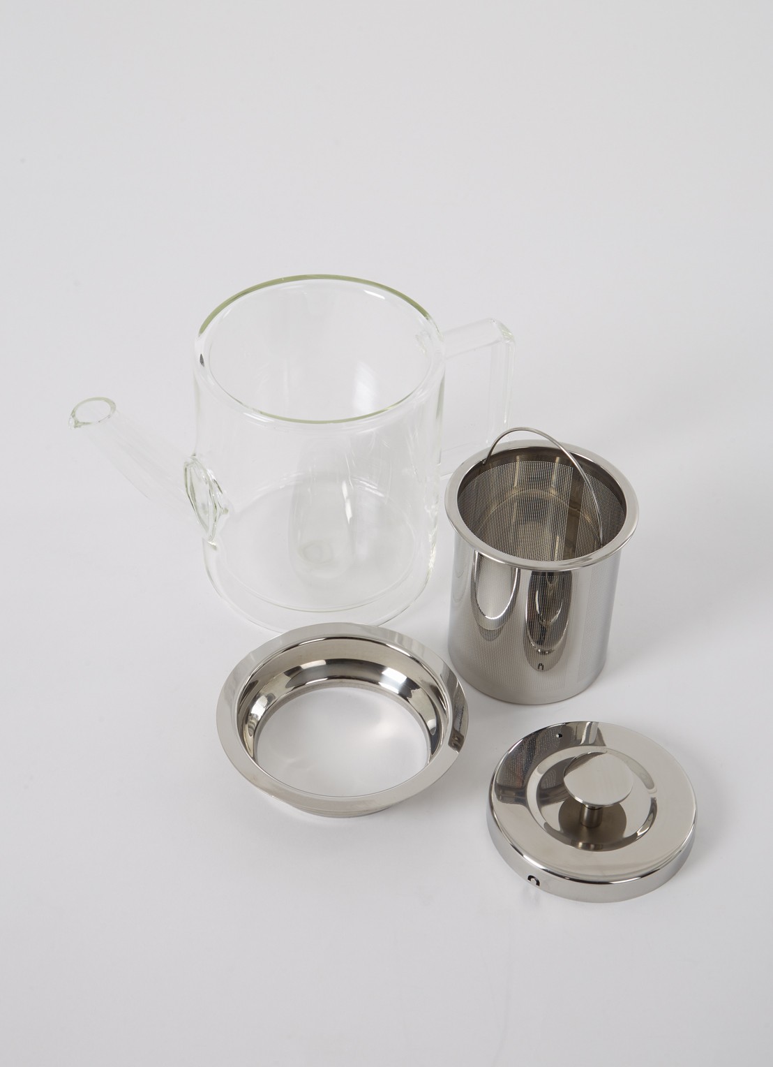 Bredemeijer San Remo theepot 1 liter - voorkant 2 transparant
