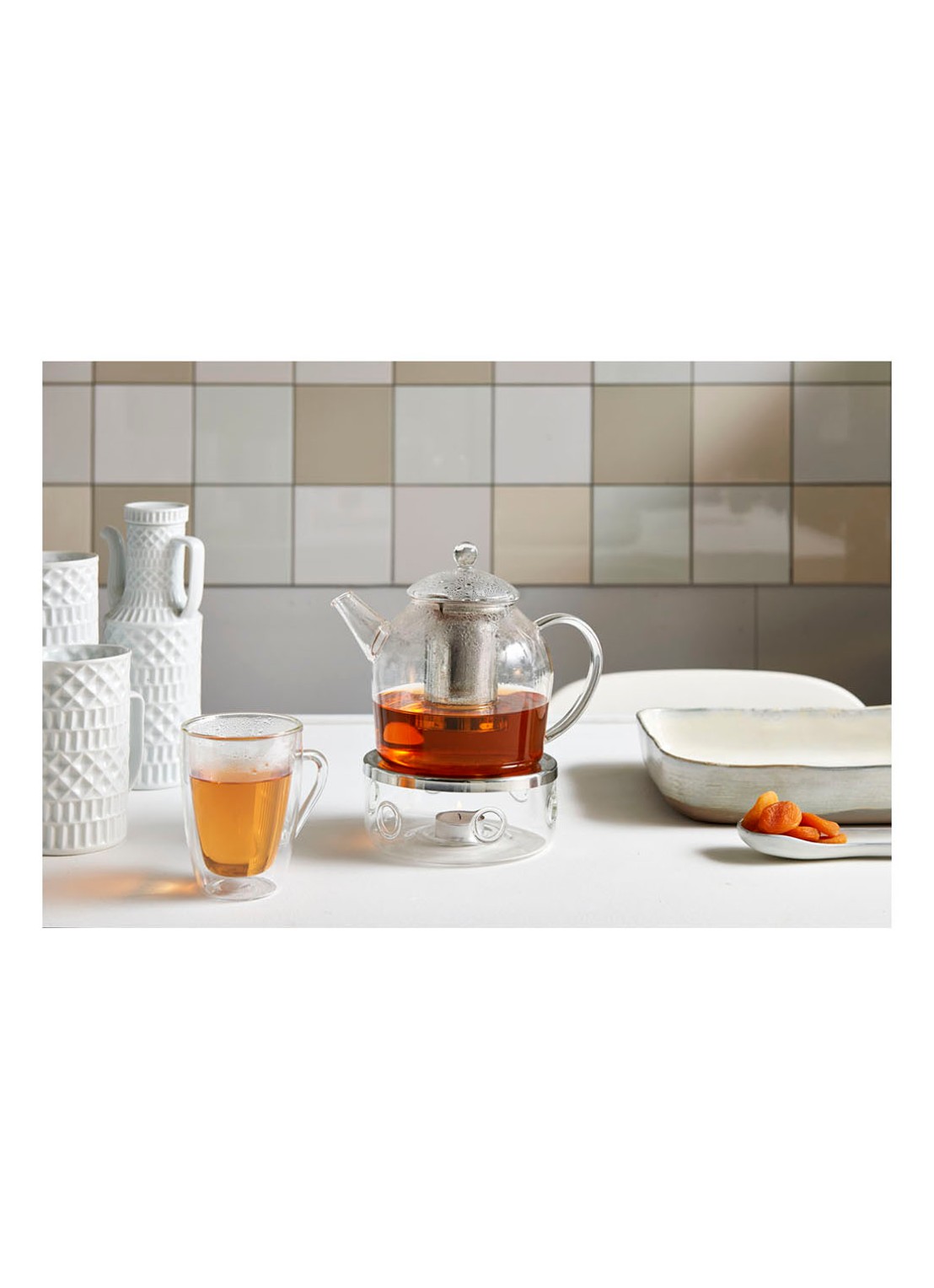 Bredemeijer Solo theewarmer 15 cm - voorkant 2 transparant