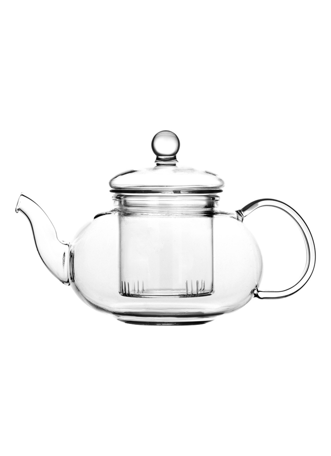 Bredemeijer Verona theepot 0,5 liter - voorkant transparant