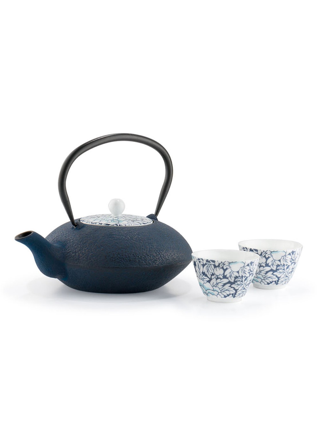 Bredemeijer Yantai theepot 1,2 liter - detail 3 blauw