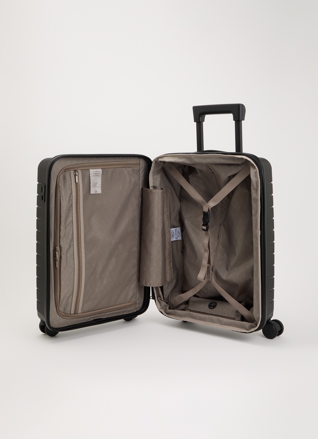 Bric's B|Y Ulisse vergrootbare spinner 55 cm - voorkant 2 zwart