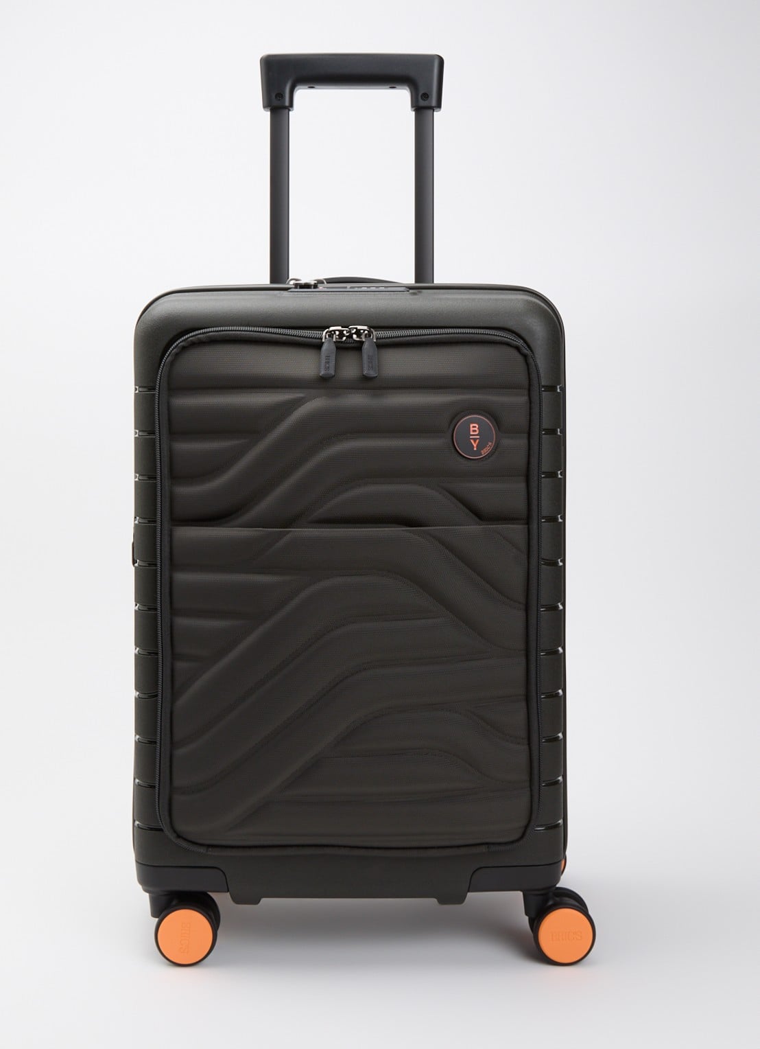 Bric's B|Y Ulisse vergrootbare spinner 55 cm - voorkant olijfgroen
