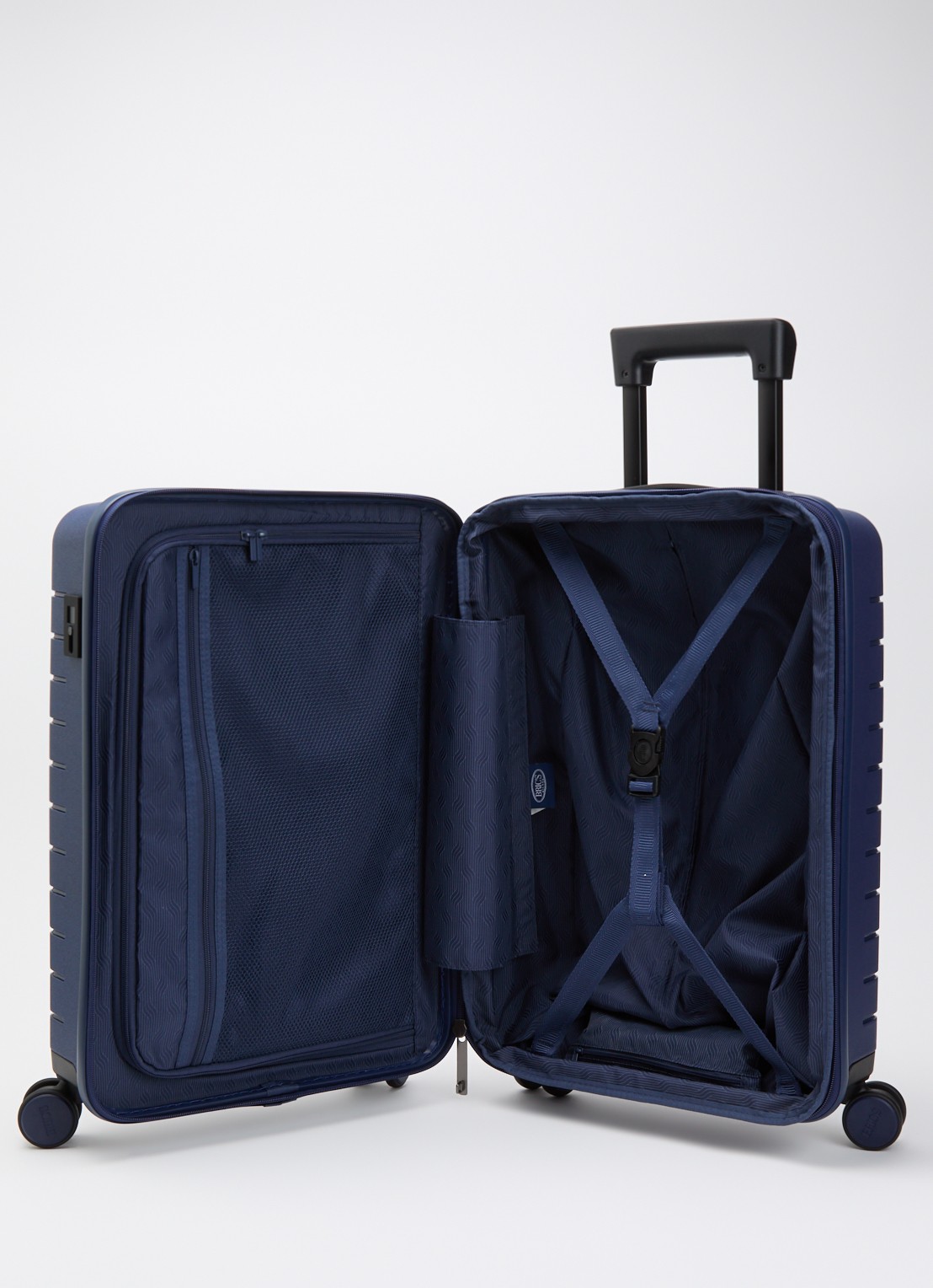 Bric's B|Y Ulisse vergrootbare spinner 55 cm - voorkant 2 donkerblauw