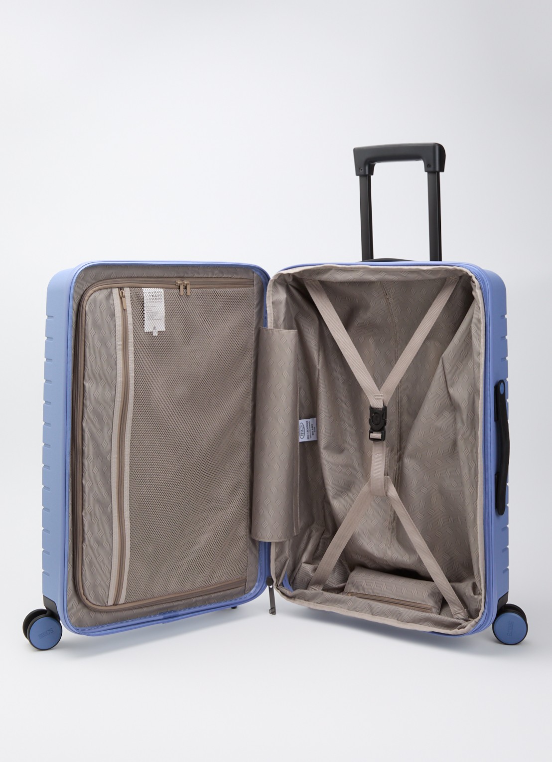 Bric's B|Y Ulisse vergrootbare spinner 65 cm - voorkant 4 blauw