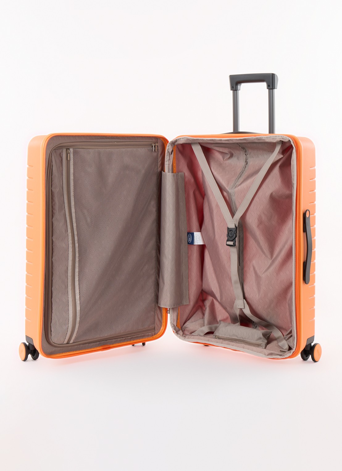 Bric's B|Y Ulisse vergrootbare spinner 71 cm - voorkant 2 oranje