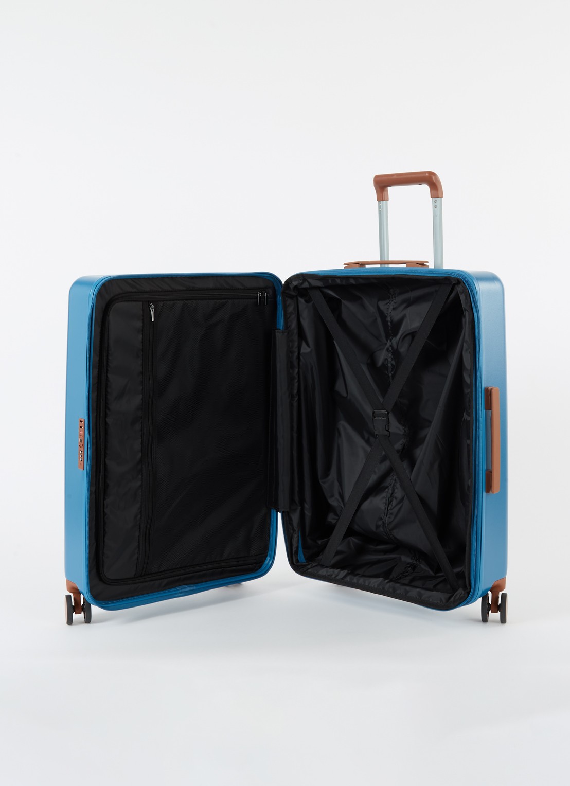 Bric's Ferrara vergrootbare spinner 67 cm - voorkant 2 blauw