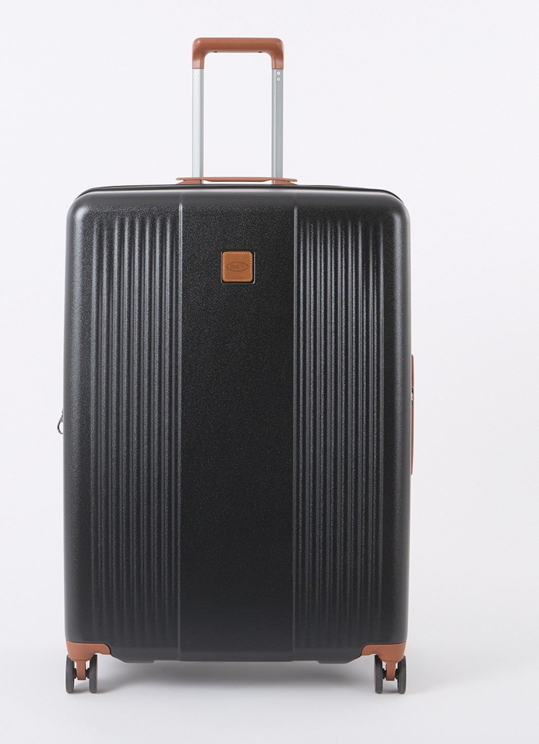 Bric's Ferrara vergrootbare spinner 77 cm - voorkant zwart