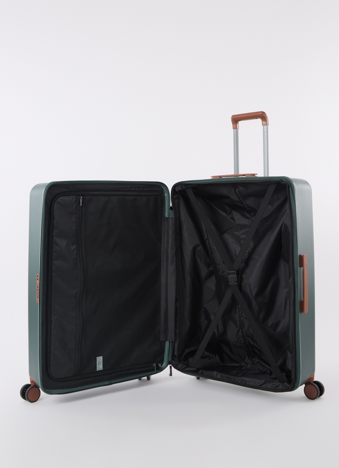 Bric's Ferrara vergrootbare spinner 77 cm - voorkant 2 mosgroen
