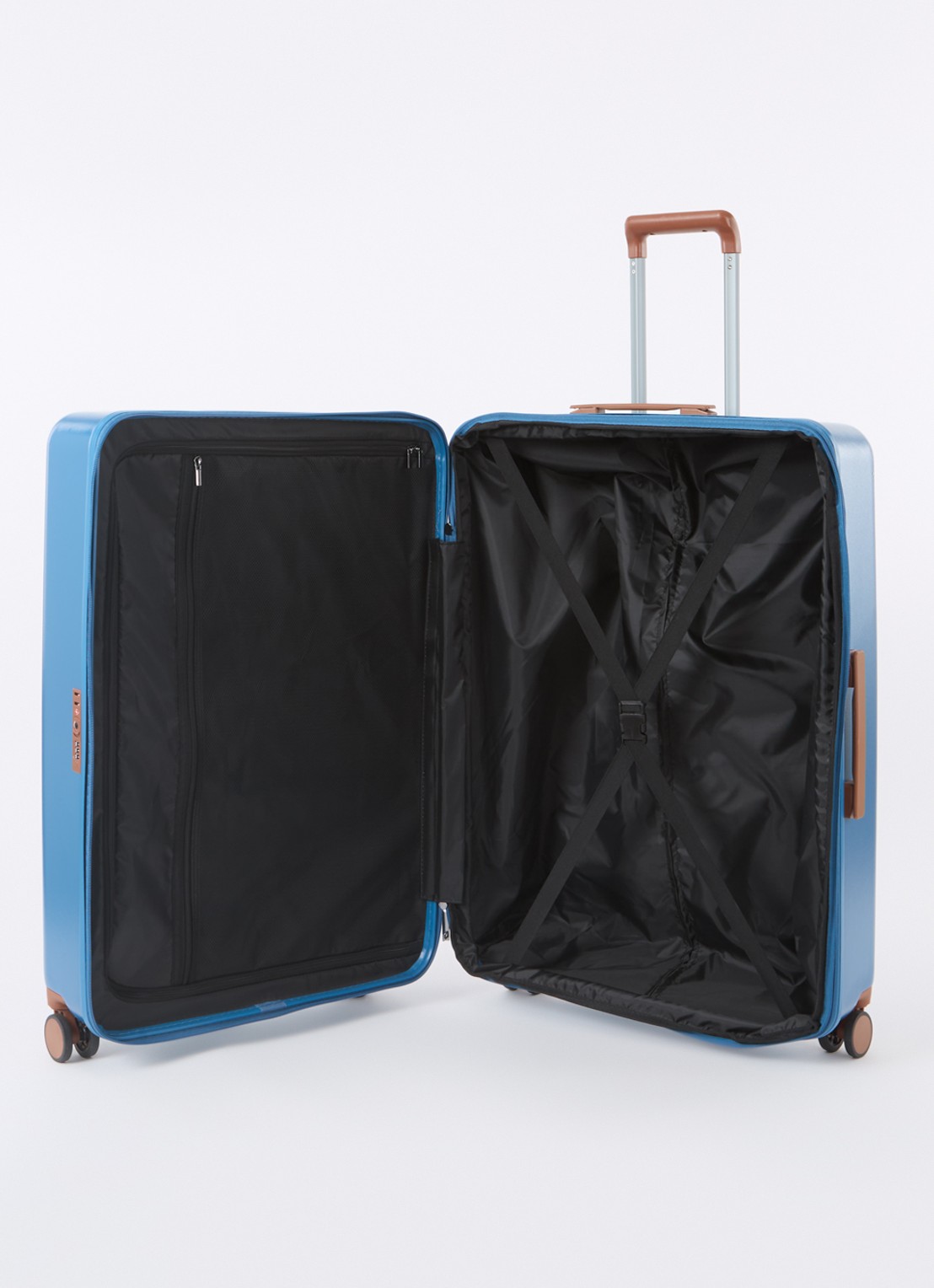 Bric's Ferrara vergrootbare spinner 77 cm - voorkant 2 blauw