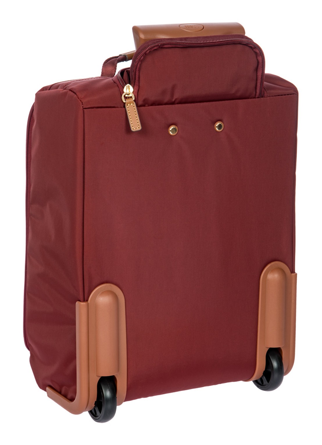 Bric's Holdall trolley 45,5 cm - voorkant 2 bordeauxrood