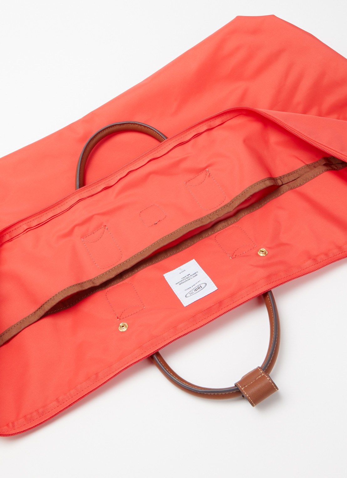 Bric's Holdall weekendtas met logo en uitneembaar etui - detail 2 koraal