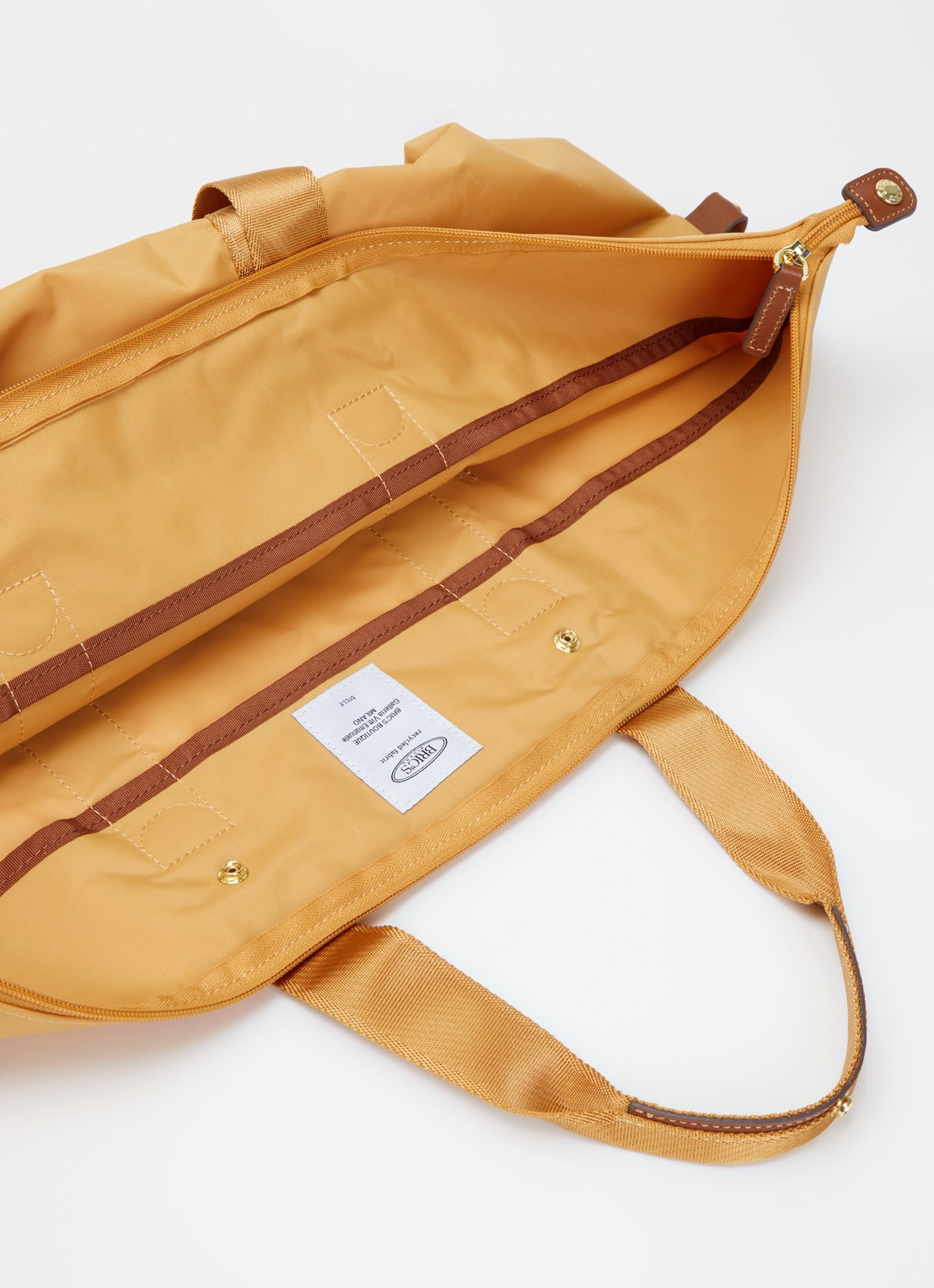 Bric's Holdall weekendtas met uitneembaar etui - detail 3 okergeel