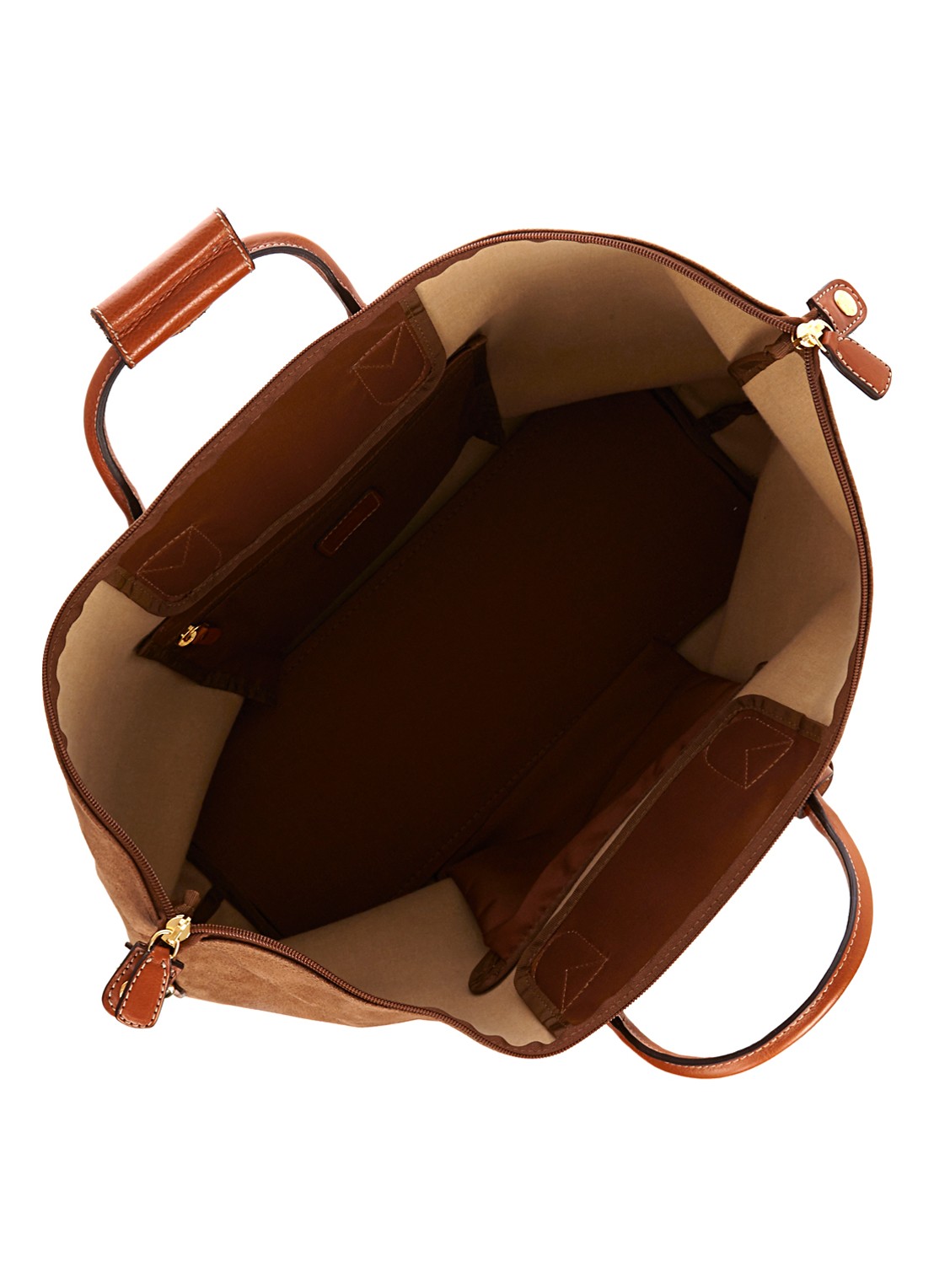 Bric's Life Carry-On weekendtas - detail 3 camel