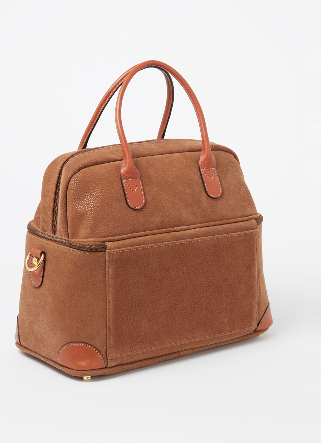 Bric's Life toilettas met logo  - achterkant 6 camel