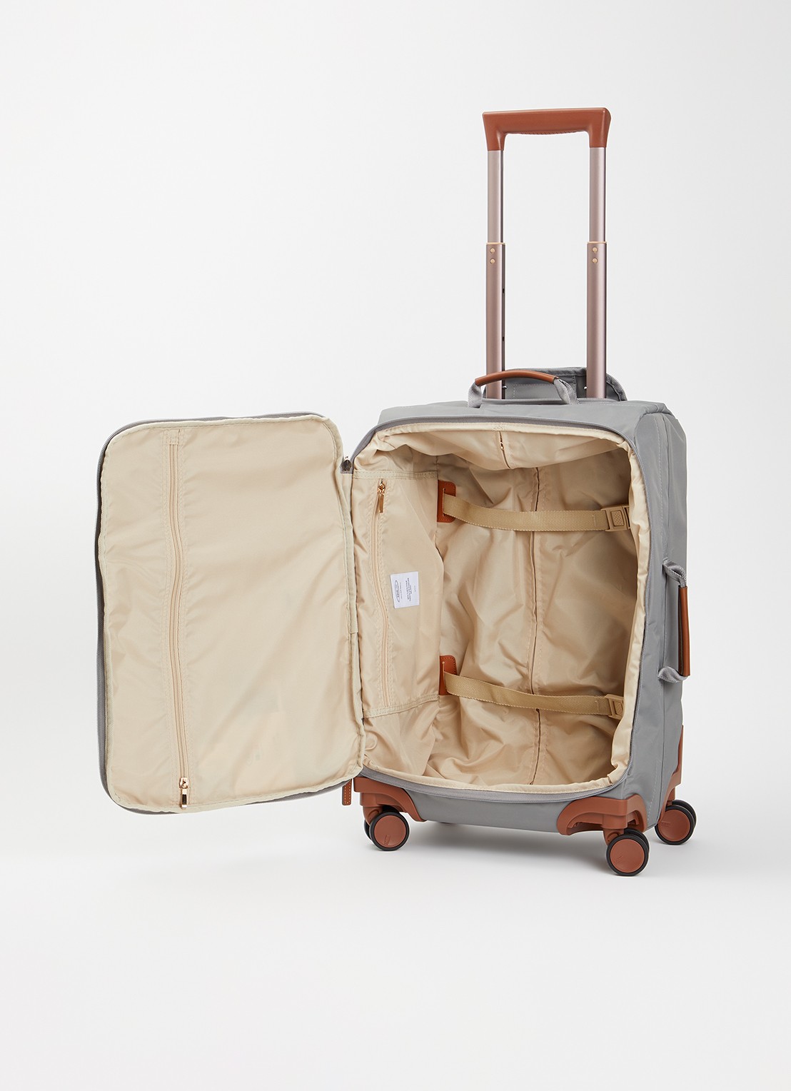 Bric's Trolley 55cm - voorkant 4 lichtgrijs