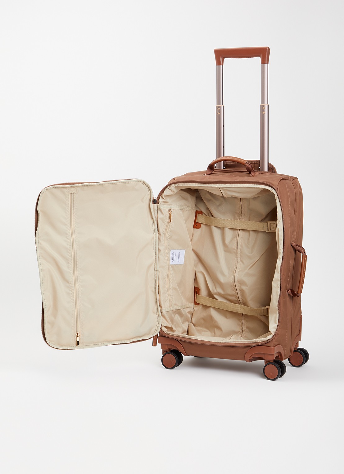 Bric's Trolley 55cm - voorkant 4 lichtbruin
