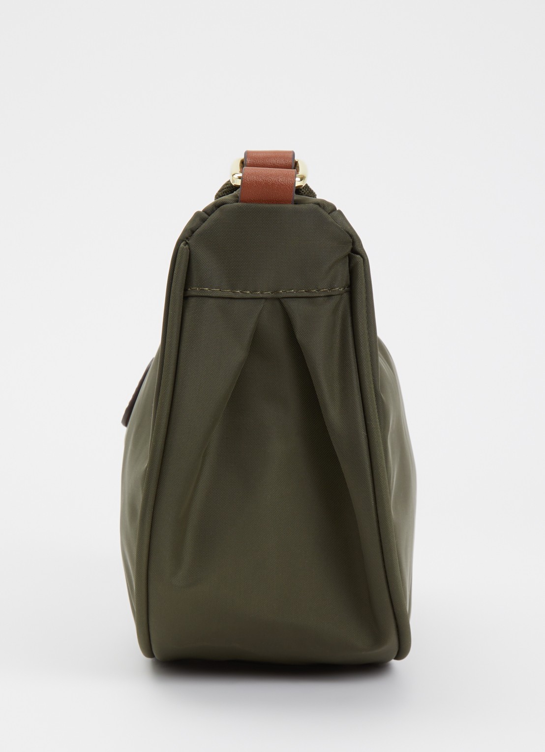 Bric's X-Collection crossbodytas met logo - detail 3 olijfgroen