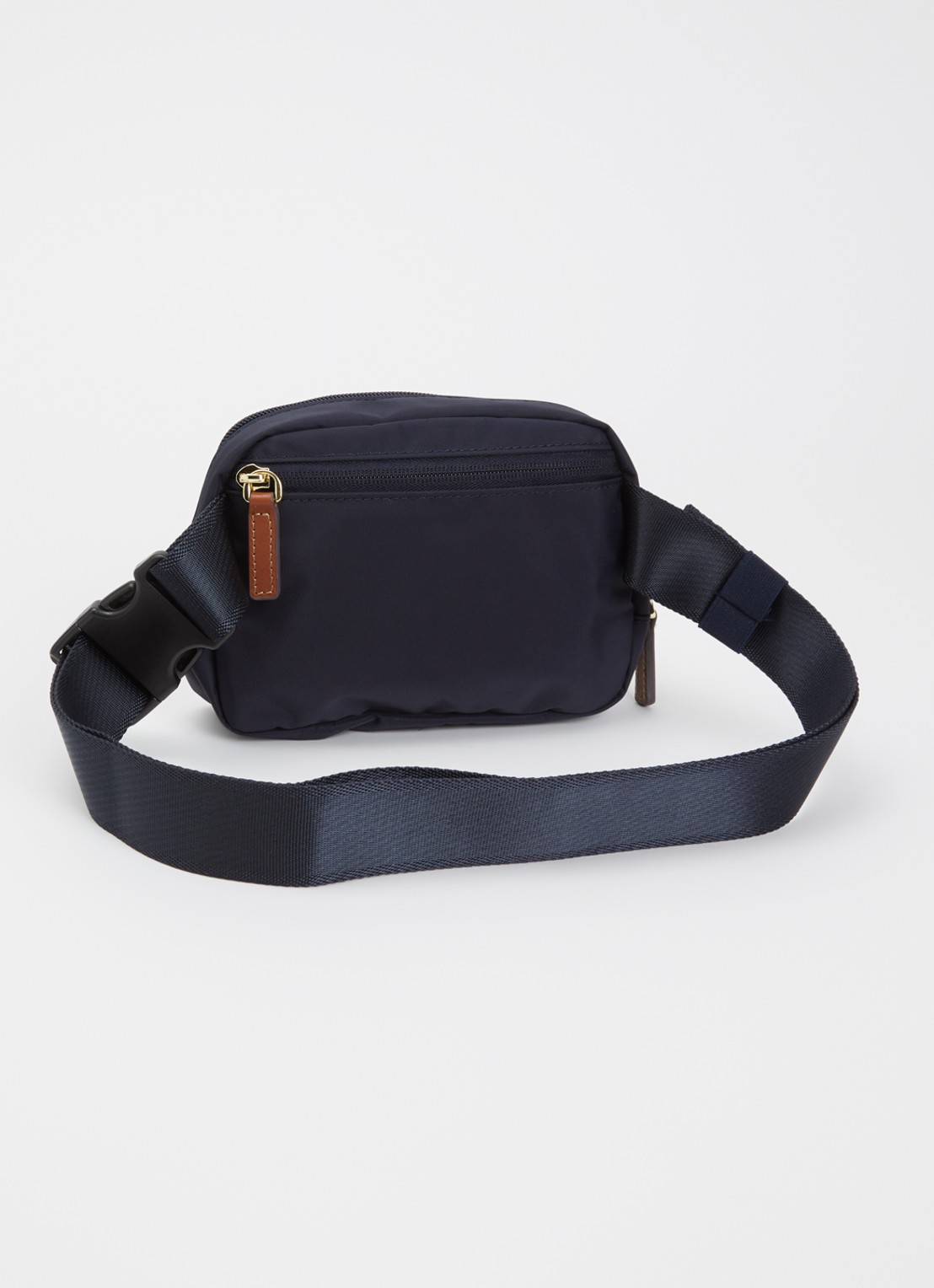 Bric's X-Collection heuptas met logo - achterkant 4 donkerblauw