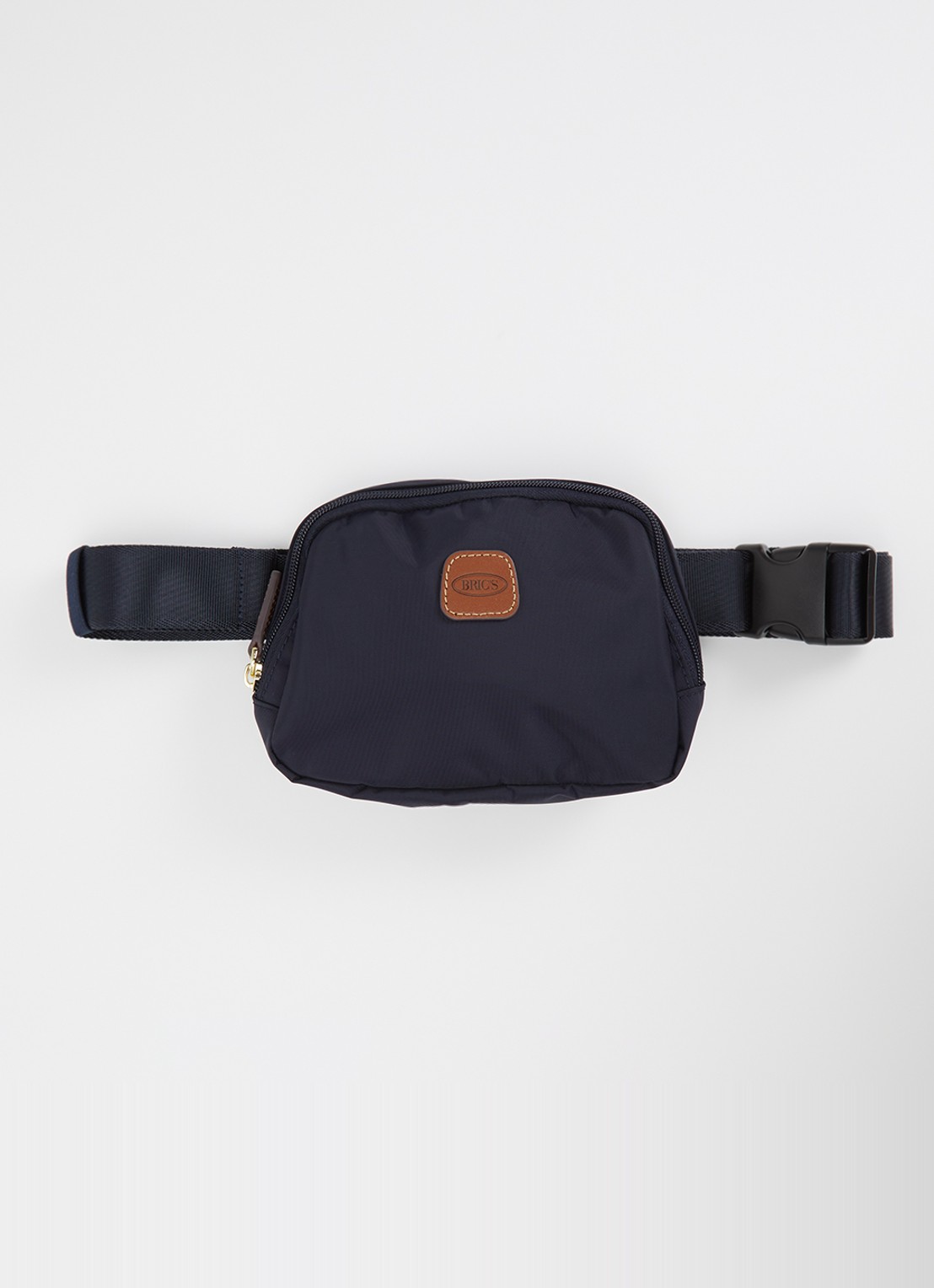 Bric's X-Collection heuptas met logo - voorkant 5 donkerblauw