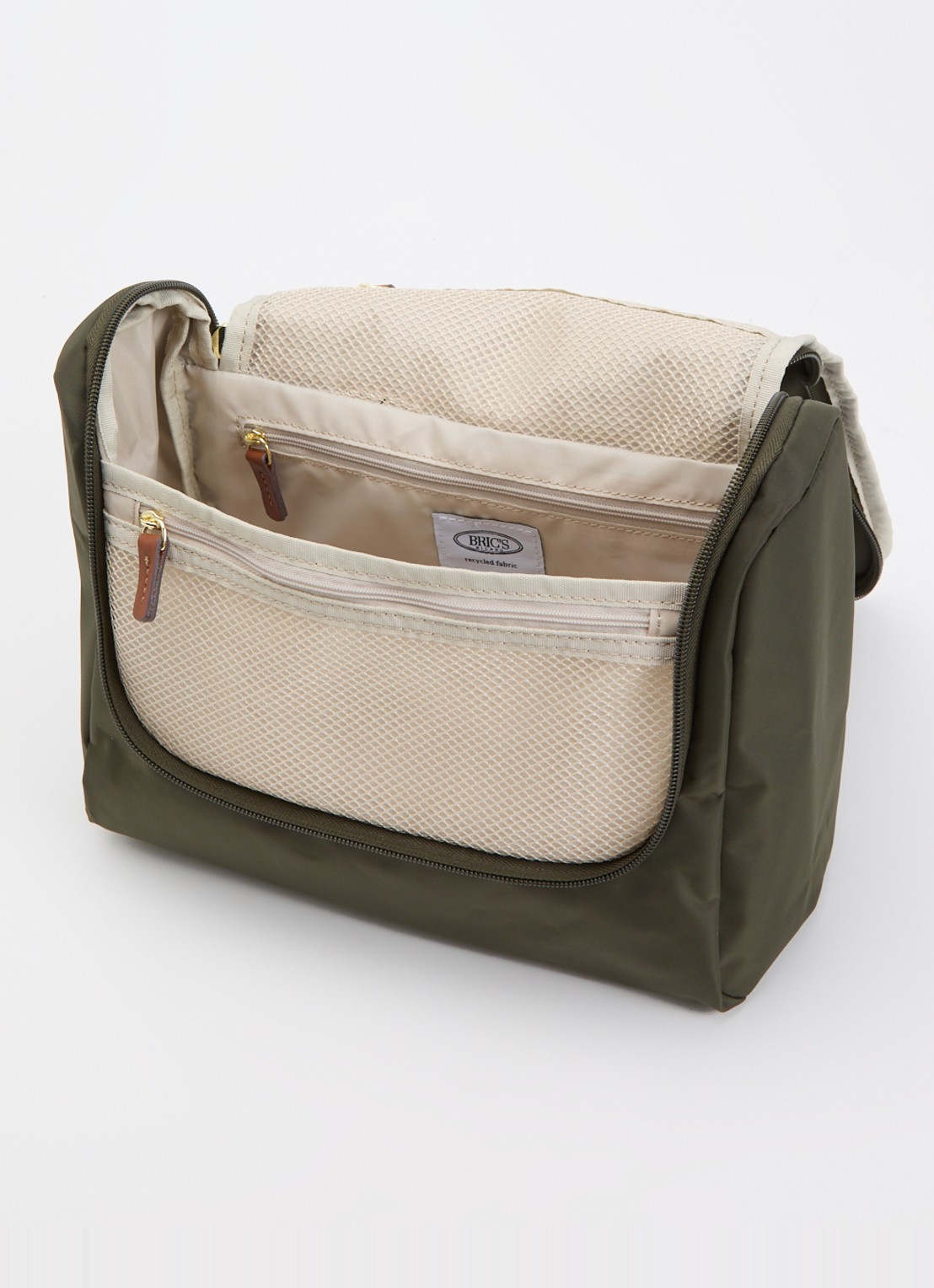 Bric's X-Collection medium Sportina weekendtas - voorkant 2 olijfgroen