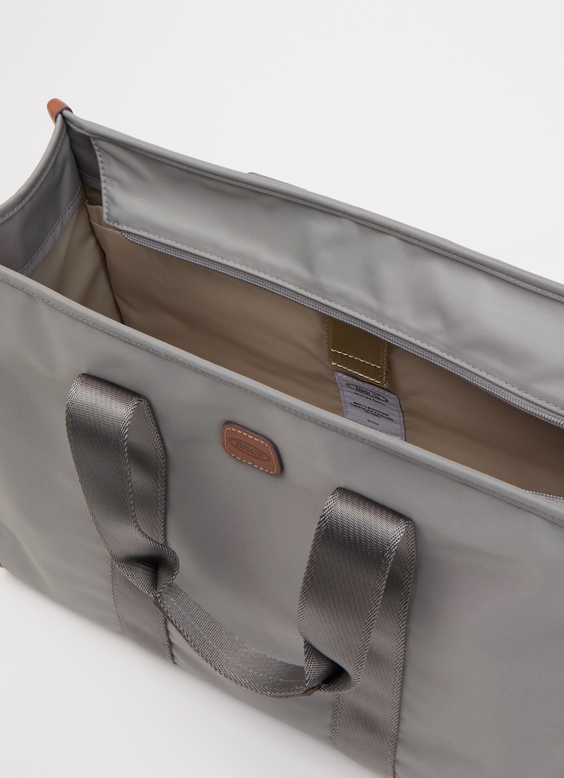 Bric's X-Collection Opera L shopper met afneembare schouderriem - detail gebroken wit