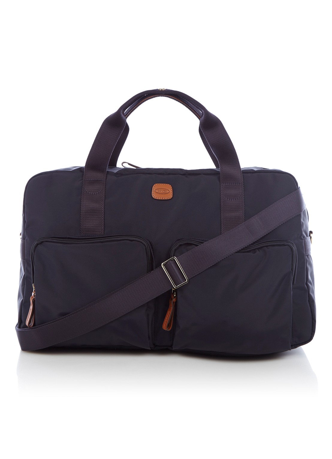Bric's X-Travel Holdall weekendtas - voorkant donkerblauw