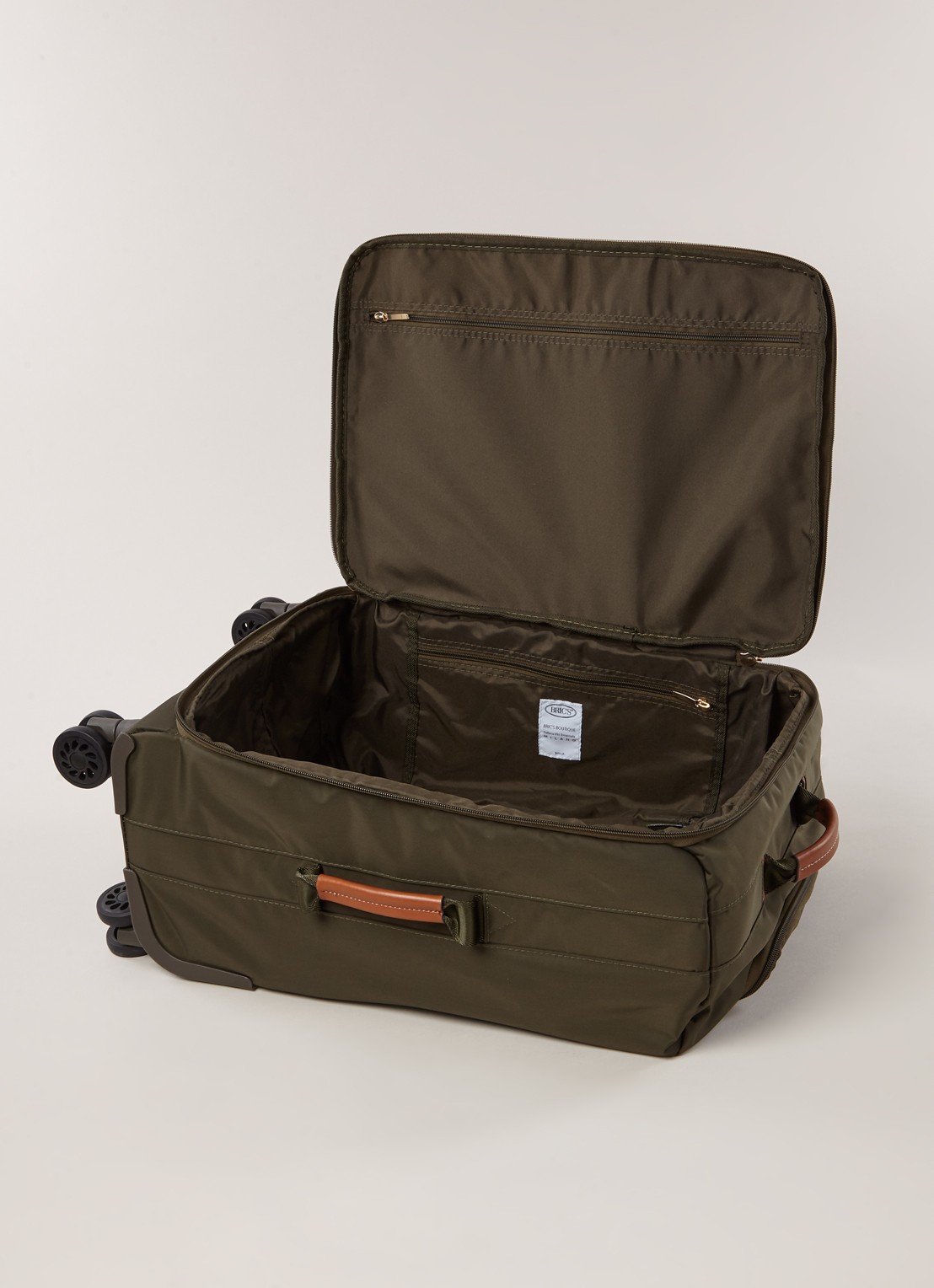 Bric's X-Travel spinner 55 cm - detail 4 olijfgroen