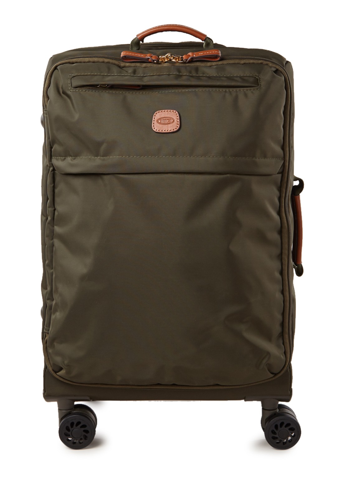 Bric's X-Travel spinner 55 cm - voorkant olijfgroen