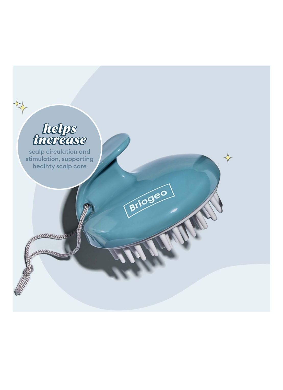 Briogeo Scalp Revival Stimulating Therapy Massager - hoofdhuid massageborstel - voorkant 6 undefined