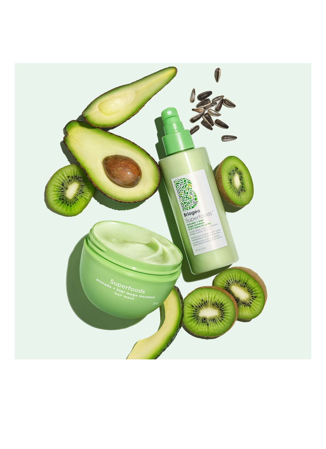 Briogeo Superfoods™ Avocado + Kiwi Mega Moisture 3-in-1 Leave-In Spray - leave-in haarspray - detail 4 undefined