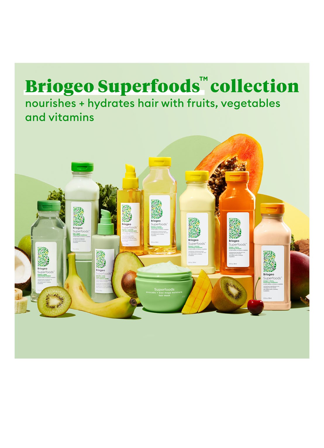 Briogeo Superfoods™ Avocado + Kiwi Mega Moisture 3-in-1 Leave-In Spray - leave-in haarspray - detail 5 undefined