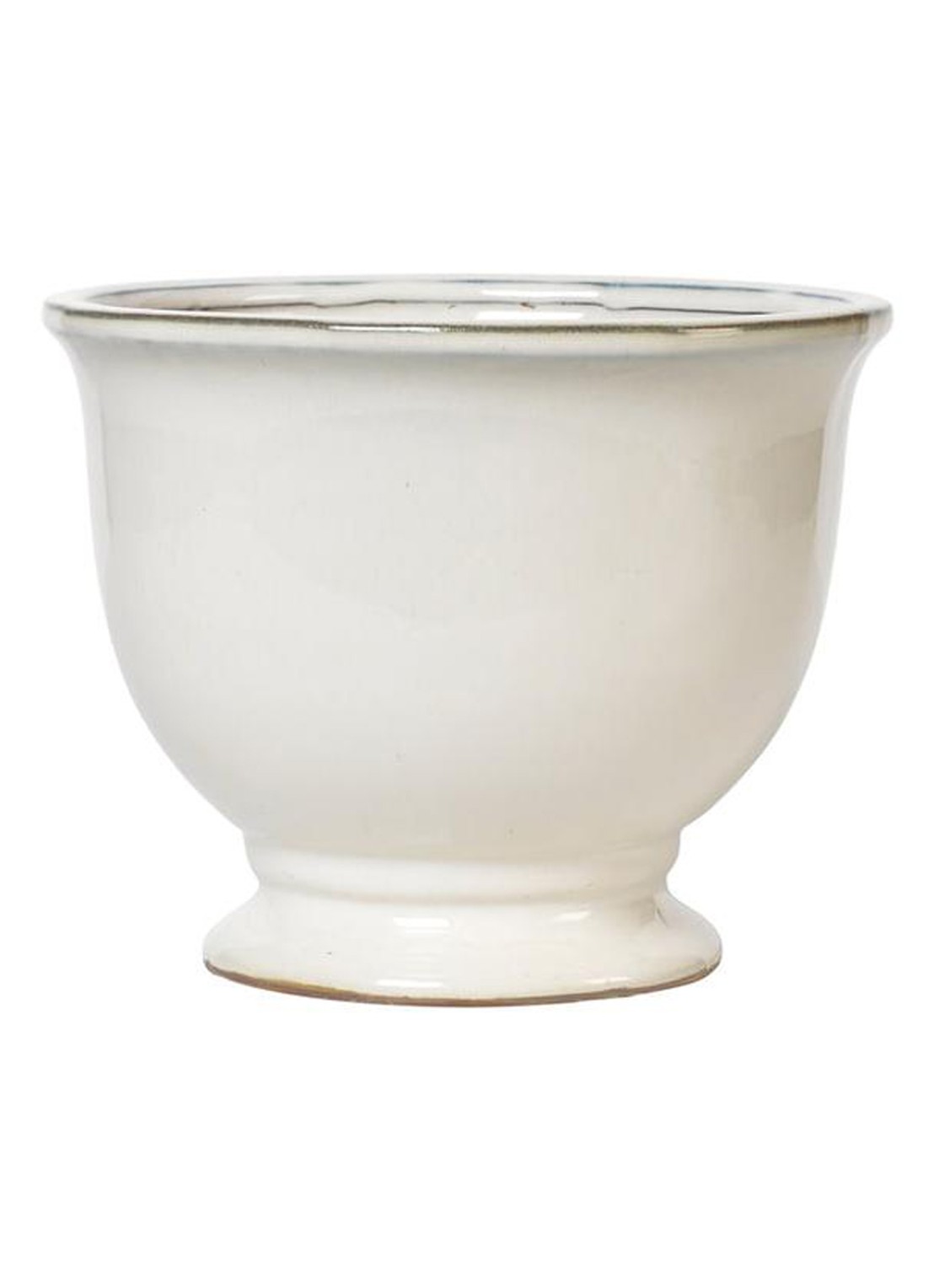 Broste Copenhagen Annabella bloempot 15 cm - voorkant creme