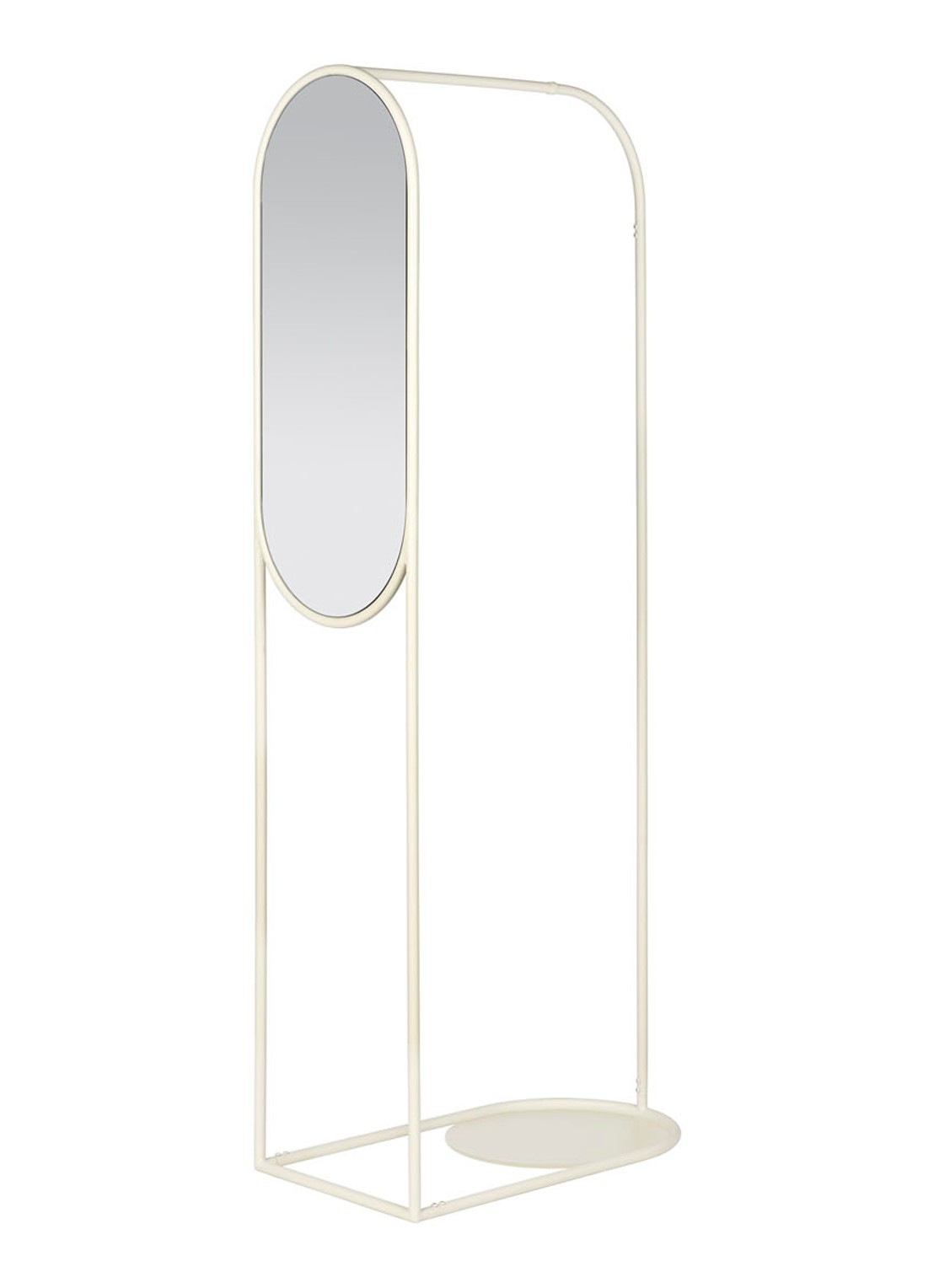 Broste Copenhagen Archie kledingrek 165 cm - voorkant wit