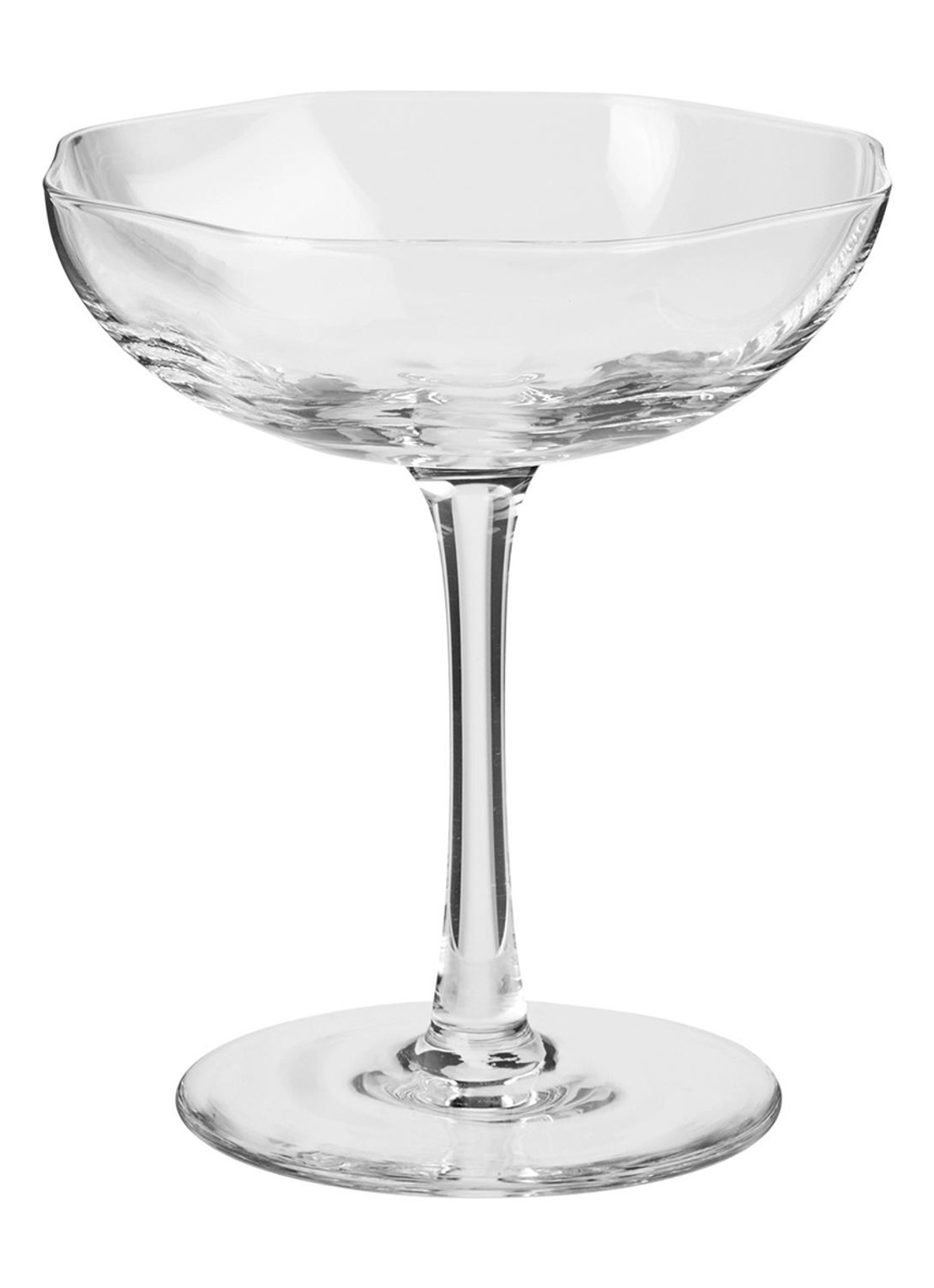Broste Copenhagen Limfjord champagneglas 17,5 cl - voorkant transparant