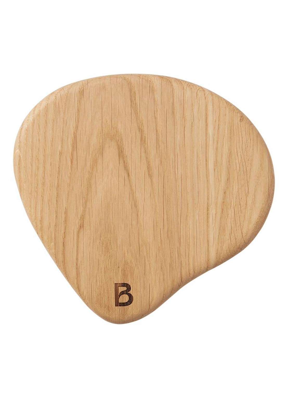 Broste Copenhagen Limfjord snijplank 13,5 x 15 cm - voorkant beige