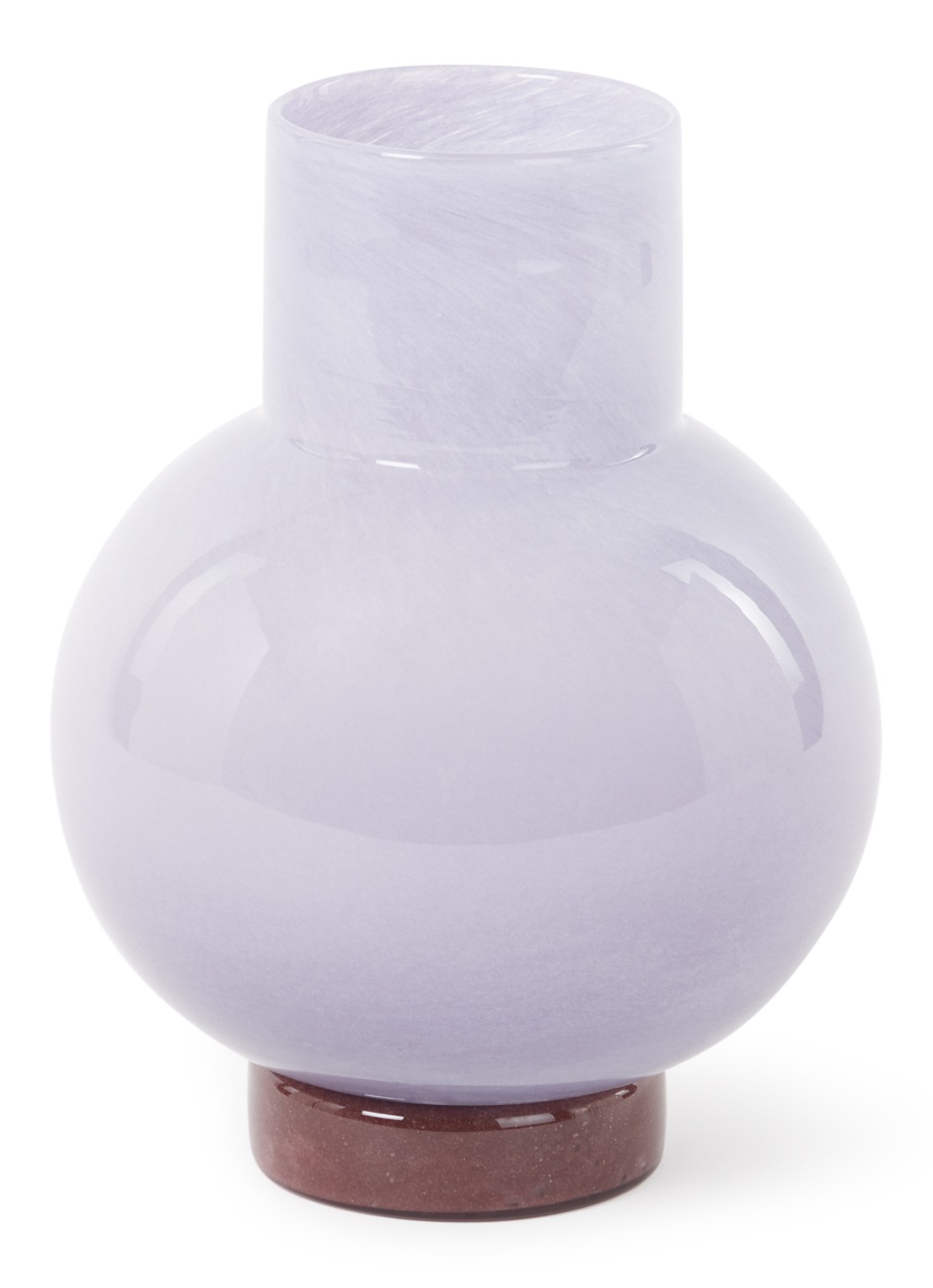 Broste Copenhagen Mari vaas 27 cm - voorkant lila