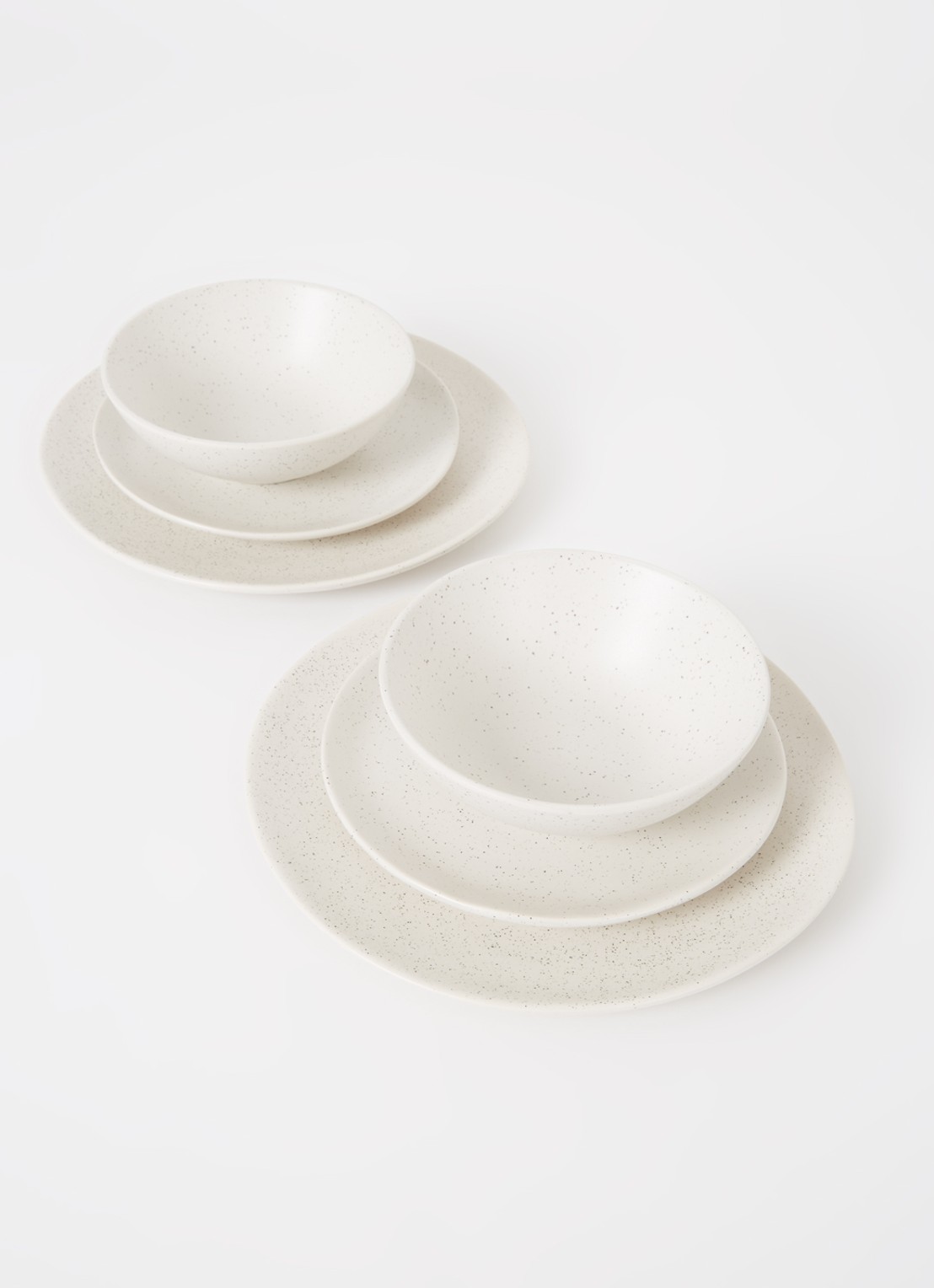 Broste Copenhagen Nordic diner serviesset 6-delig - voorkant 2 beige