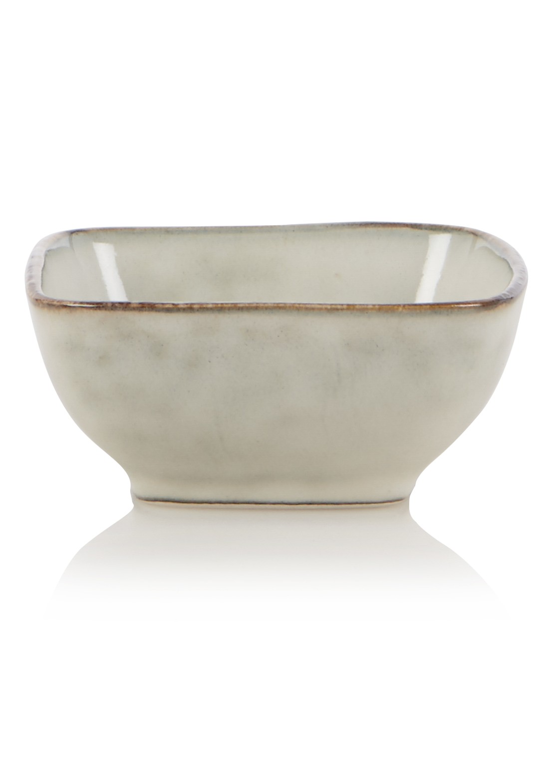 Broste Copenhagen Nordic Sand dipschaal 7,5 cm - voorkant lichtgrijs