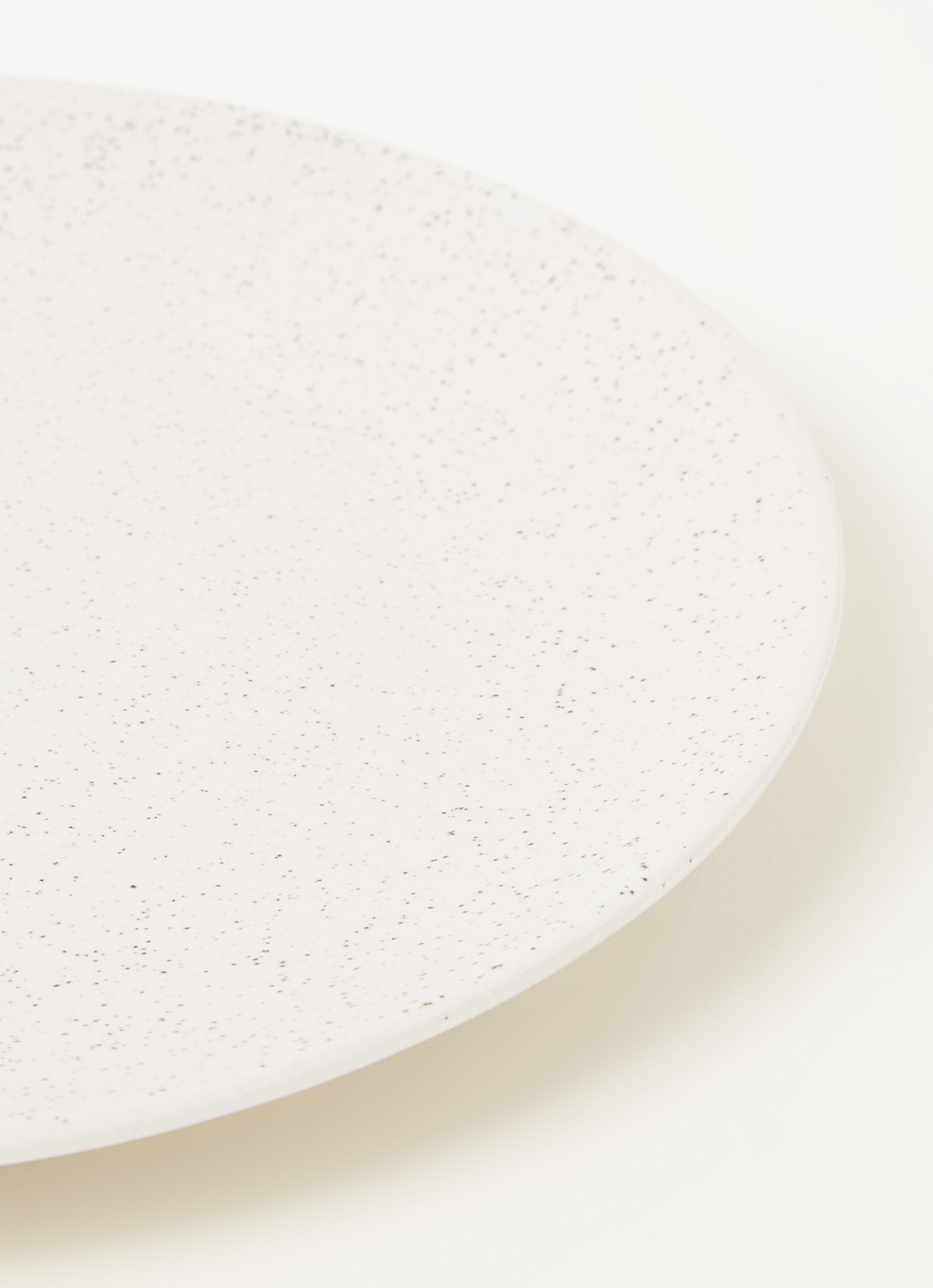 Broste Copenhagen Nordic Vanilla dinerbord Ø27 cm - detail wit