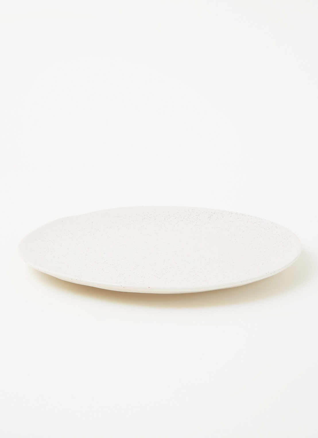 Broste Copenhagen Nordic Vanilla dinerbord Ø27 cm - voorkant 3 wit