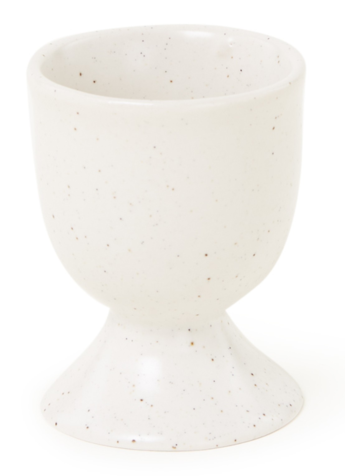Broste Copenhagen Nordic Vanilla eierdop 6,5 cm - voorkant wit