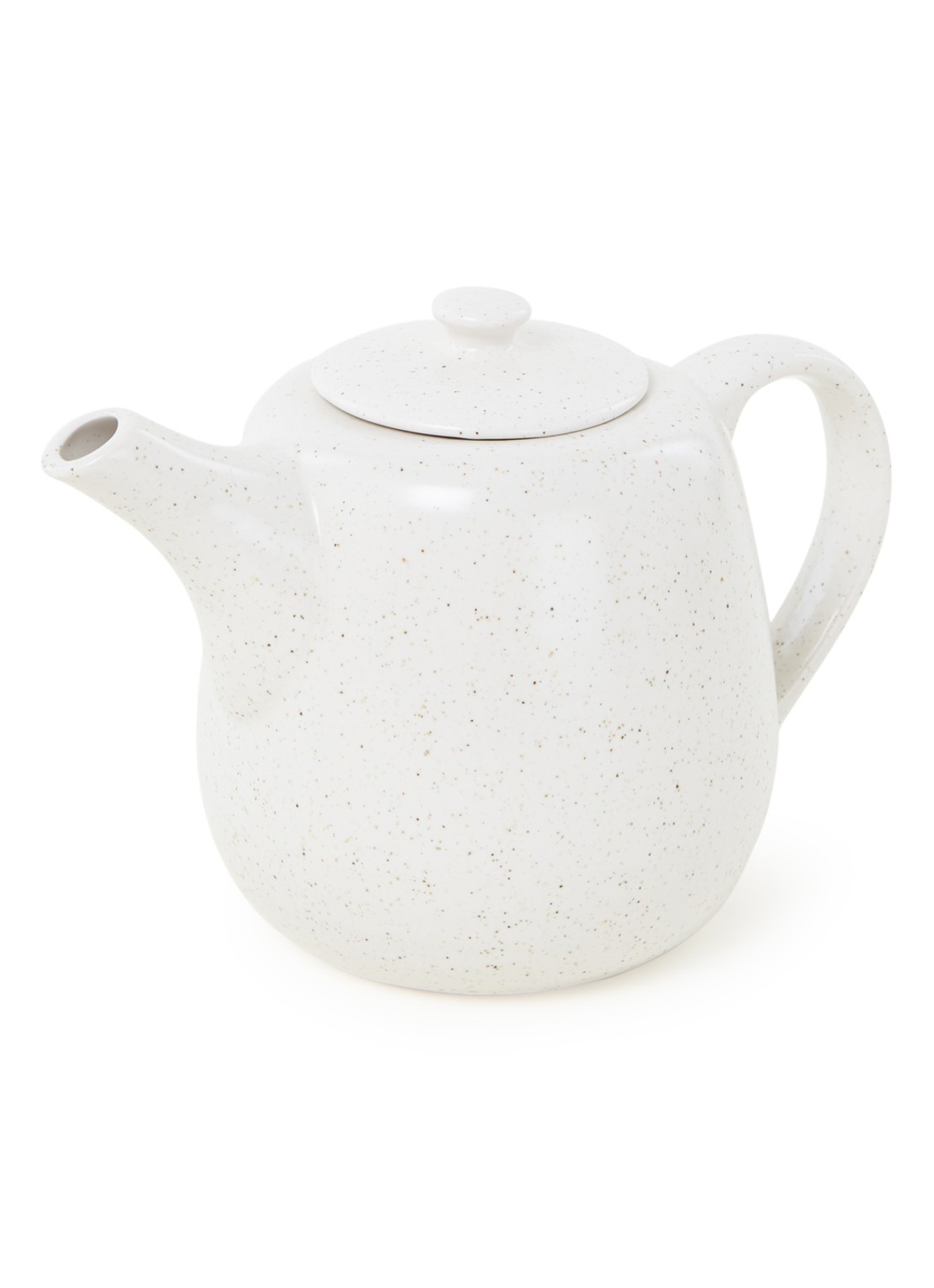 Broste Copenhagen Nordic Vanilla theepot 1,3 liter - voorkant wit
