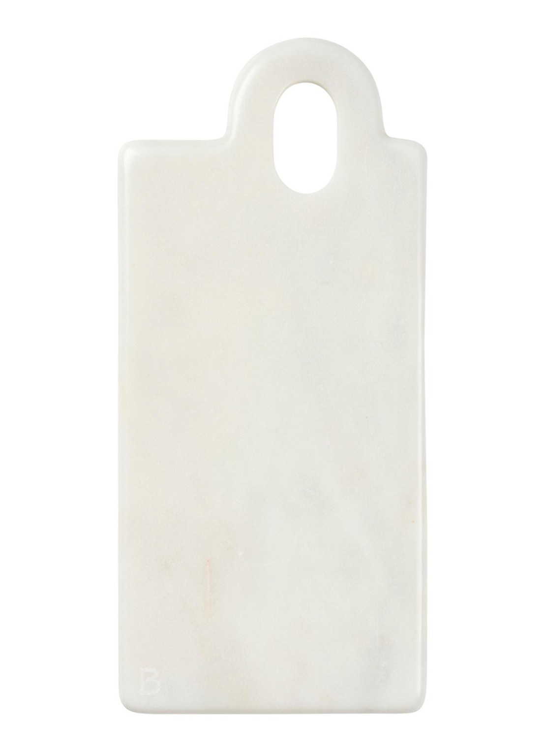 Broste Copenhagen Olina snijplank 14 x 30 cm - achterkant 6 wit