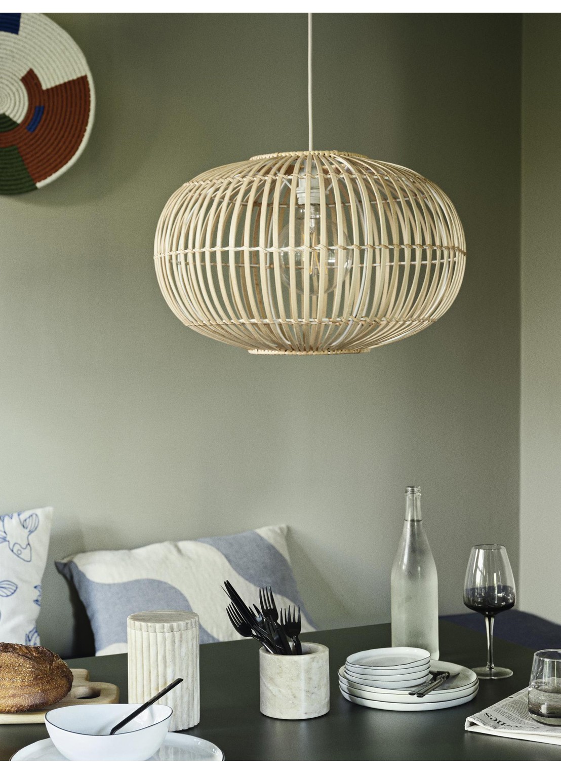 Broste Copenhagen Salt dinerbord 28 cm - detail 6 wit