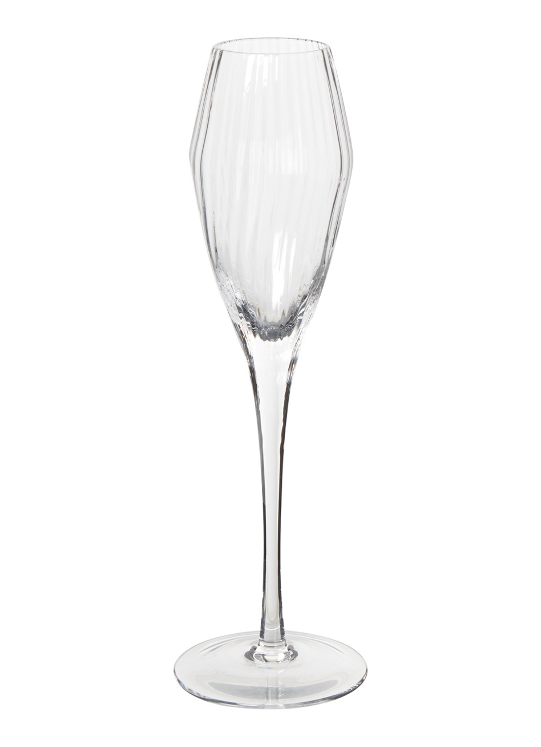 Broste Copenhagen Sandvig champagneglas 20 cl - voorkant transparant