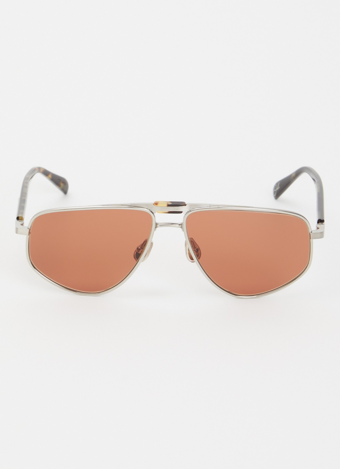 Brunello Cucinelli Dike zonnebril BC2020ST - detail zilver