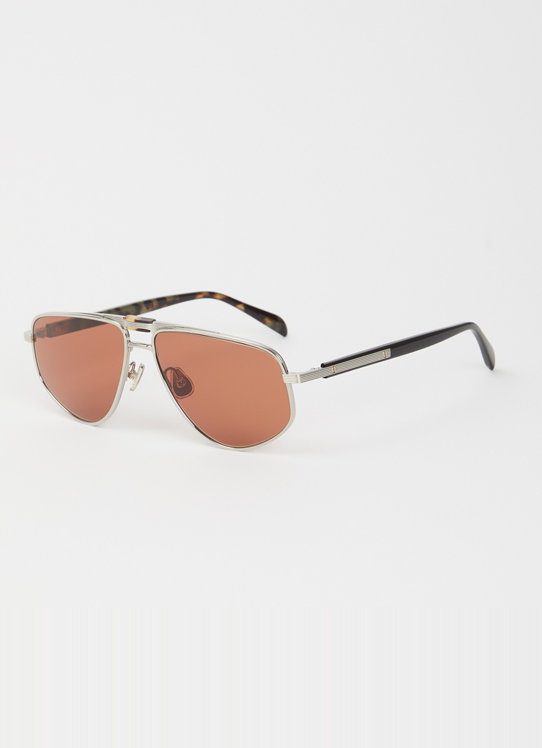 Brunello Cucinelli Dike zonnebril BC2020ST - voorkant 4 zilver