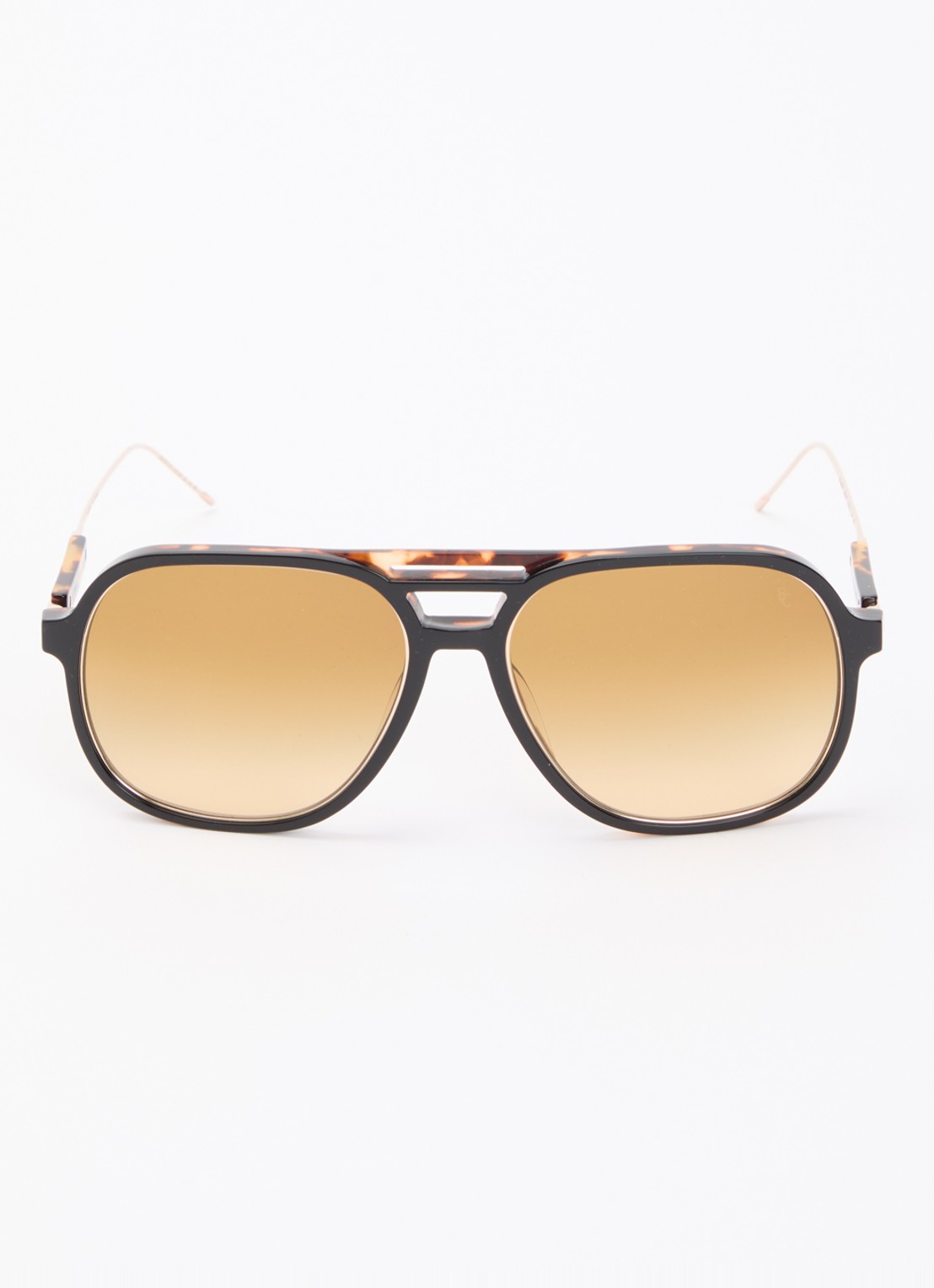 Brunello Cucinelli Piloten zonnebril BC4022S - detail 2 bruin